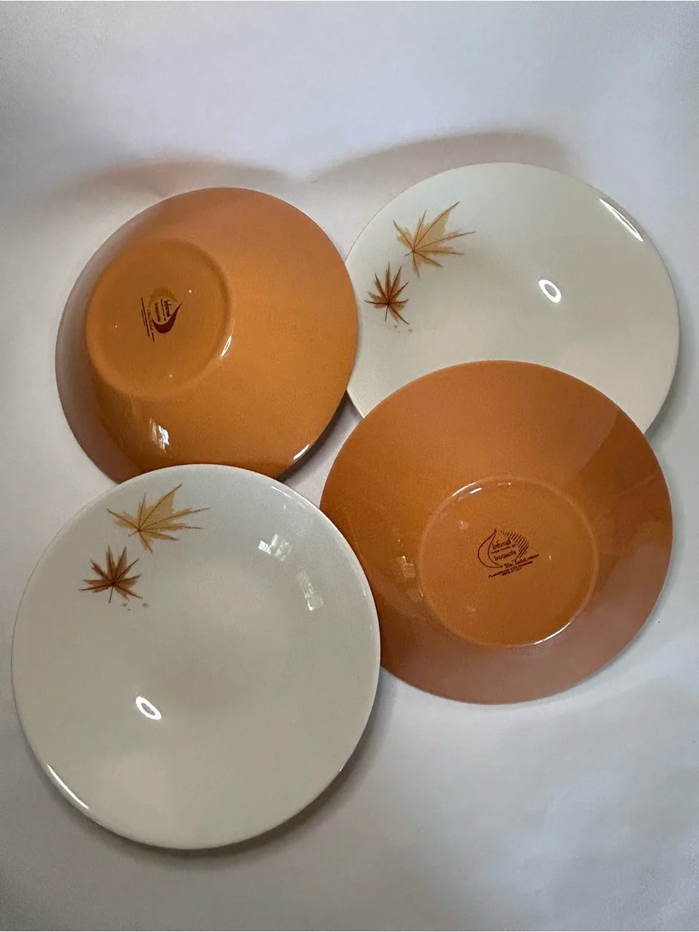 4 VINTAGE Ben Seibel Harvest Time Bowls Dishes 7 3/4